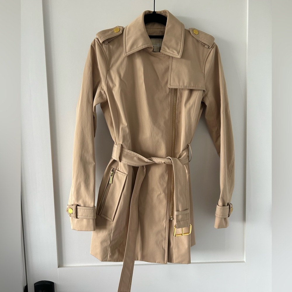 MICHAEL Michael Kors Waterproof Trench Coat